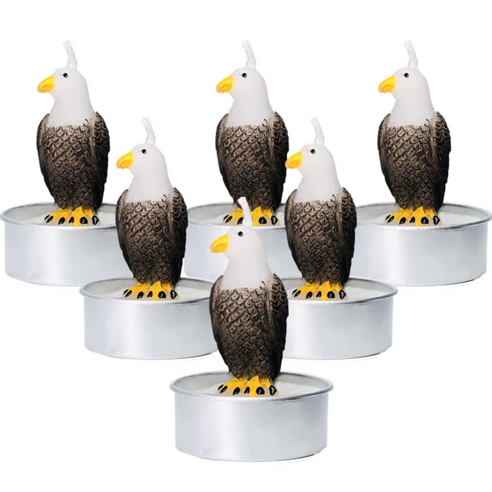 Smokeless American Eagle Tealight Candles 6 Pieces